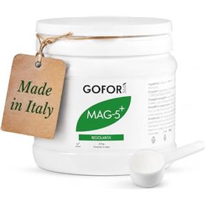 GOFOR360 MAG 5+ REGOLARITÀ - Magnesio Bisglicinato in Polvere con Inulina e Finocchio per Stitichezza, Gonfiore e Rilassamento - 60 Dosi
