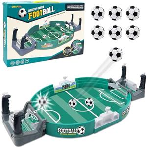 EACHHAHA Calcio Balilla Bambini - Mini Biliardino Giocattolo da Tavolo da Calcio per Due - Giochi da Calcio Balilla, Regalo per Bambini dai 4 Anni in su(6*Calcio)