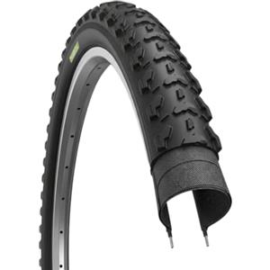 ECOVELO' 1 COPERTONE MTB 26x1.95 (53-559) PNEUMATICO IN GOMMA PER BICICLETTA MOUNTAIN BIKE BICI MTB NERO TASSELLATO DA 26"