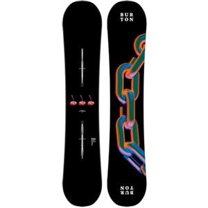 Burton - Tavola da snowboard Cultivator Flat Top Chain Link Uomo - Uomo - Dimensione 160 Wide - Nero