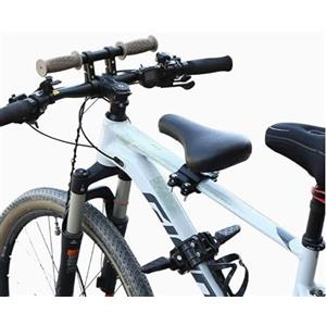 PORFOYO Seggiolino Per Mountain Bike, Sedili Anteriori Montati Per Bambini Con Manubrio E Pedale, Seggiolino Bici Anteriore Per Bambini, Rimovibile Seggiolino Bici Anteriore Er Bambini 2-6 Anni, Max 50kg