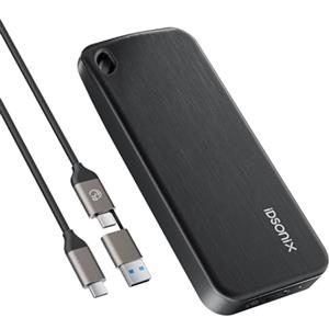 iDsonix SSD portatile da 1 TB, disco rigido esterno USB 3.2 GEN 2 fino a 1000 MB/s, unità a stato solido esterna con cavo USB-C 2 in 1, compatibile con Xbox, PS5, Mac, PC, laptop, fotocamera (i10PRO)