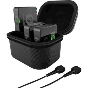 RØDE Wireless PRO, sistema microfonico wireless compatto con timecode, registrazione integrata a 32-bit float, 2 microfoni lavalier e custodia di ricarica smart per filmmaking e creazione di contenuti