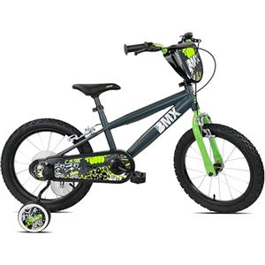 BMX BICICLETTA PER BAMNINI DAI 3 AI 5 ANNI CON TELAIO BMX CON STABILIZZATORI LATERALI. MADE IN ITALY. MISURA 14 POLLICI