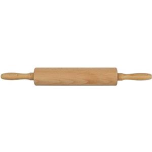 LILY COOK, KP5715, Mattarello in Legno di Alta qualità, ergonomico e Facile da Pulire, Ideale per stendere impasti e Biscotti, Dimensioni 44,5 cm, Colore Marrone