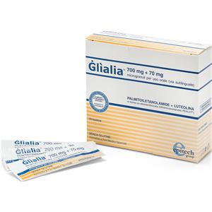 EPITECH GLIALIA 700mg 70mg - Microgranuli Orali Sublinguali - 20 Bustine - Senza Glutine, Lattosio e Zuccheri