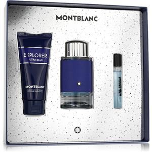 Montblanc Explorer Ultra Blue EDP 100 ml Mini EDP 7,5 ml Gel Corpo e Capelli 100 ml - Fragranza Agrumata e Aromatica per Uomo