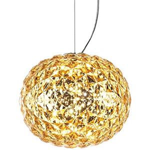 Kartell Planet - Lampada a sospensione Gialla con design di Tukujin Yoshioka, 22W LED