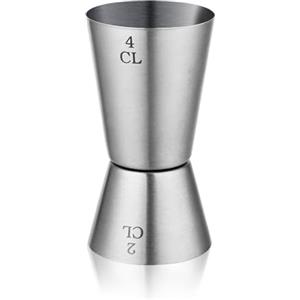 Kerafactum Cocktail doppi standard Jigger grado Cocktail con l'acciaio laurea al nichel-cromo Capacità: 2 cl / cl 4