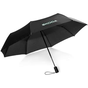 Skoda 6U0087602 - Ombrello tascabile, colore: Nero, Nero, taglia unica, Classico