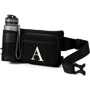 A-Z BAG Marsupio personalizzato con tasche multiple per escursionismo, passeggiate con il cane, viaggi e attività all'aperto, regali per uomini e donne, A, Cintura per soldi