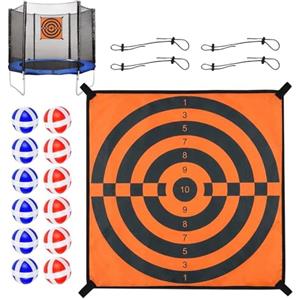 Generic Giochi per trampolino, divertenti giocattoli interattivi universali | per trampolino per bambini -72 x 72 cm per casa, interni ed esterni, giardino, , parete, feste, compleanni