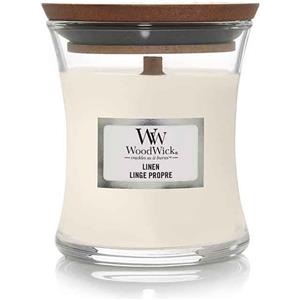 WoodWick - Candele a forma di clessidra - Mini lino a clessidra 85 g