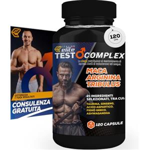 Italian Elite® Testo Complex 120 caps Maca Peruviana 8000mg Integratore