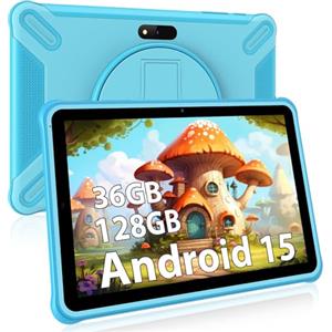Generico Tablet 10 pollici Android 15 Tablet,36 GB RAM + 128 GB ROM (1 TB su scheda TF), 8000 mAh, 5G Wi-Fi,13 MP + 8 MP, Blu