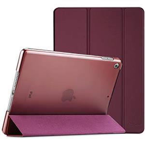 ProCase Cover per iPad 9 2021/8 2020/7 2019/iPad 10.2" Custodia[A2602 A2603 A2604 A2605 A2270 A2428 A2429 A2430 A2197 A2198 A2200], Smart Cover Sottile Leggero Traslucida Smerigliata -Vino Rosso