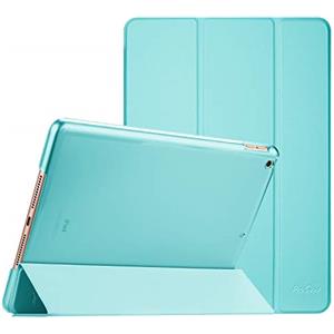 ProCase Cover per iPad 9 2021/8 2020/7 2019/iPad 10.2" Custodia[A2602 A2603 A2604 A2605 A2270 A2428 A2429 A2430 A2197 A2198 A2200], Smart Cover Sottile Leggero Traslucida Smerigliata -Acqua