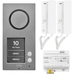 Urmet 1183/632 - Kit Citofono Audio Bifamiliare 2Voice