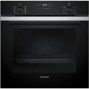 SIEMENS HB237GES3 - Forno da incasso, forno elettrico ventilato, 71 litri, nero, Classe energetica A+