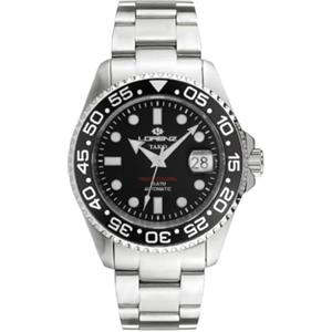 Lorenz Tako 030254LL Orologio da uomo automatico in acciaio inossidabile Sub 100 metri