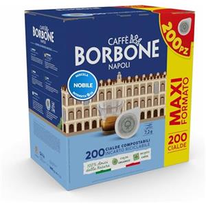 CAFFÈ BORBONE Caffe Borbone Confezione 200 Cialde 44 mm Miscela Nobile