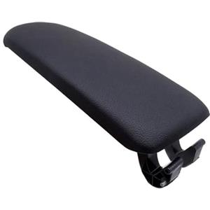 Janmobrian Bracciolo Auto,Bracciolo Auto Universale 1Pc Fit Use for Audi A4 B6 B7 2002-2007 Center Console Arm Rest Storage Box Lid Cover Auto Accessories Leather Car Armrest Latch Cover(Black)