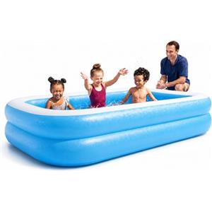 Bestway 54006-2 Piscina rettangolare blu per bambini da 262 cm
