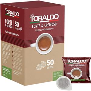 Caffè Toraldo - Miscela Forte & Cremoso in Box da 50 Cialde ESE44 da 7.2g