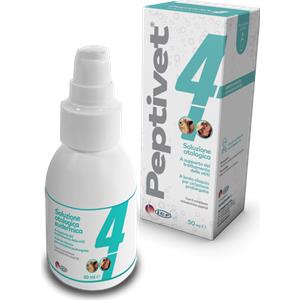 NEXTMUNE ITALY Srl Peptivet 4 Soluzione Otologica 50 ml - Riduce batteri e malassezia in otiti canine e feline