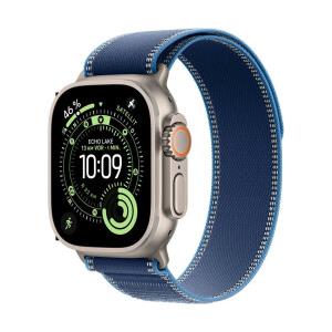 Apple Watch Ultra 3 (2025) Cell 49mm Titan Natural Case With Trail Loop M Blue
