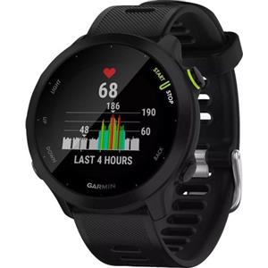 Garmin Forerunner 55 GPS, 42mm Black, Cardiofrequenzimetro Smartwatch
