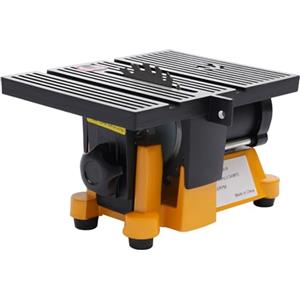 TanjcXliu Sega da taglio e bisellatura 90W da 4500RPM con troncatrice multifunzionale in legno. Piccola sega circolare da tavolo. Kapp- und Gehrungssäge Metall, per fai da te con blocchi di legno per il fai da