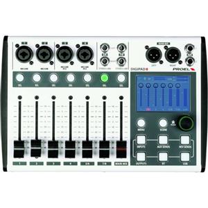 PROEL DIGIPAD8 Mixer Digitale 8 Canali con Bluetooth, USB, Fader Motorizzati e Touch Screen