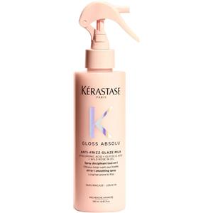 Kérastase Gloss Absolu Anti-Frizz Glaze Milk 190 ml - Spray Levigante Tutto-in-Uno per Capelli Crespi
