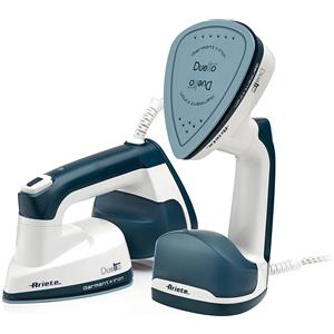 ARIETE Ferro da stiro Ariete 6246 Duetto Garment a vapore verticale con piastra in ceramica antiaderente 1000W