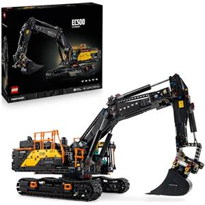 LEGO Technic Escavatore Volvo EC500 Hybrid - Kit di Modellismo da Costruire per Adulti - Veicolo da Cantiere Motorizzato con Braccio e Cingoli Mobili, e Attrezzi Intercambiabili - Idea Regalo - 42215