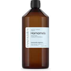 Essenciales - Acqua Floreale Hamamelis BIO, 100% Pura e Naturale, Certificato Ecologico, 200 ml | Acqua di Hamamelis Virginiana Antinfiammatorio Naturale, Tonico Pelle