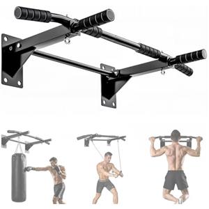 Vexloria Sbarra per trazioni, Sbarra Trazioni a Muro, con impugnatura in schiuma antiscivolo, Multi-Grip Pull Up Bar per Boxing ecc, fitness da casa BSX1