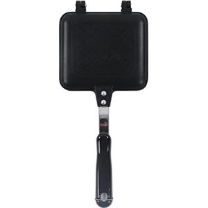 Glomora Macchina Per Panini Caldi a Doppio Lato, Pressa Antiaderente Per Panini al Formaggio alla Griglia E Padella Ribaltabile, Pentole Versatili Per Colazione, Toast E Waffle