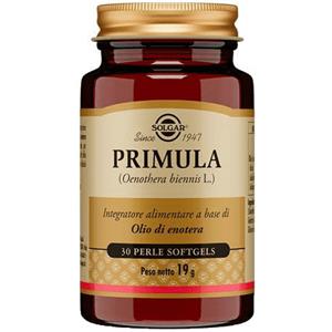 Solgar Primula - Integratore Alimentare con Olio di Enotera per Pelle e Articolazioni, 30 Perle Softgel