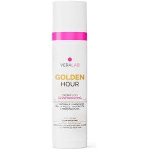 Veralab Golden Hour - Crema Viso Glow Boosting 30ml con Pentapeptide per un Colorito Naturale e Radioso
