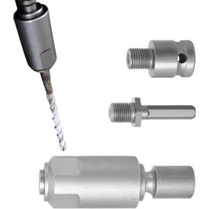 Generic Adattatore per Trapano a Set da 3 Pezzi per Accessori Digitali Universali | Adattatore per Trapano Per in Officina, Ispezione e Fai da Te