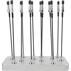 Xiuganpo Mani Magnetiche per Saldatura, 12 Clip Flessibili con Base Magnetica Robusta e Ganasce Rivestite in Gomma per Saldatura, Aerografia, PCB e Pittura di Modelli Fai da Te