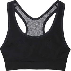 Marks & Spencer Reggiseno Sportivo Reversibile Senza Cuciture a Supporto Medio da Donna Nero