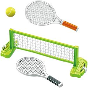 Generic Set - Set con rete, Racchette e Palline | Attrezzature Sportive per Attività Indoor Outdoor Giardino Posteriore Cortile Spiaggia