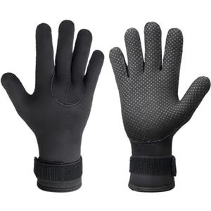 MoSundi Guanti da sub in neoprene da 5 mm, per uomini e donne, muta termica per proteggere le mani per snorkeling, surf, nuoto, tracciamento fluviale, vela e sport acquatici (M)