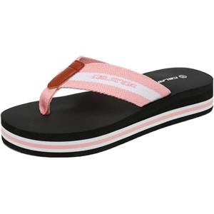 CELANDA Infradito Donna Classic Platform Flip Flop Sandali Moda Leggero Ciabatte da Spiaggia Piscina Estive Antiscivolo Pantofole all'aperto,Rosa 41 EU