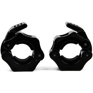 HemeraPhit Grofitness Barbell Collar Serrature 2,5 cm/5,1 cm Bar Morsetto Sollevamento Pesi Quick Release Collars, 1 Paio, 28mm Inner Dia