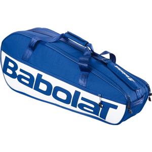 Babolat Court M Borsa per Racchetta Blu - Spaziosa, fino a 6 racchette, 2 scomparti, per tennis, badminton e squash