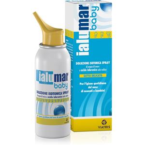 Ialumar Baby - Spray Isotonico 100ml per Igiene Nasale di Neonati e Bambini con Acido Ialuronico